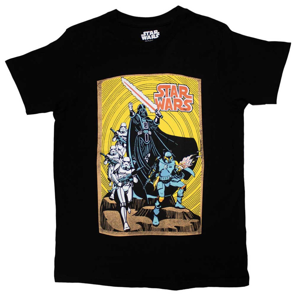 Star Wars (M, ) Vader Command Scene T Shirt Black