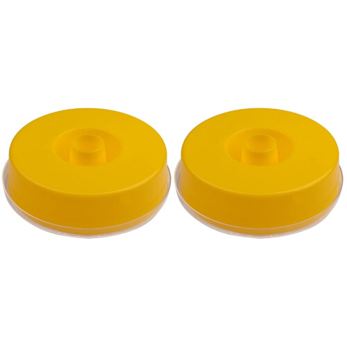 2pcs Plastic Round Bee Feeder Bowl