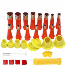 Kit d'ustensiles de cuisine Zeceouar avec base en acier inoxydable (1 ensemble)