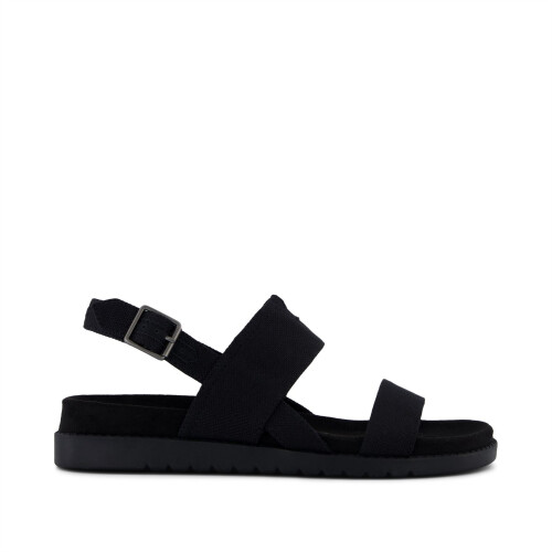 Toms (, ) TOMS Marin Slingback Canvas Women's Black Sandals 1