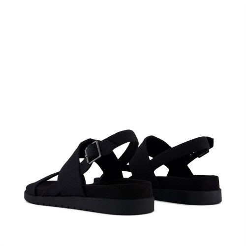 Toms (, ) TOMS Marin Slingback Canvas Women's Black Sandals 2