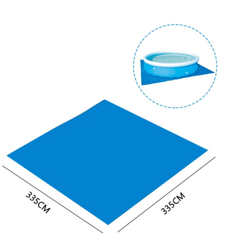 Pool Ground Cloth Heavy Duty 132" x 132" Liner Protector 2