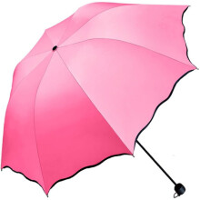 Damen-Regenschirm mit UV-Schutz, 97 cm, Rosarot