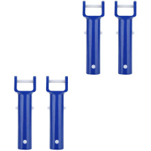 Conjunto de 4 peças para limpeza de piscinas: cabeça de sucção, cabo de limpeza, ferramentas e acessórios para natação.