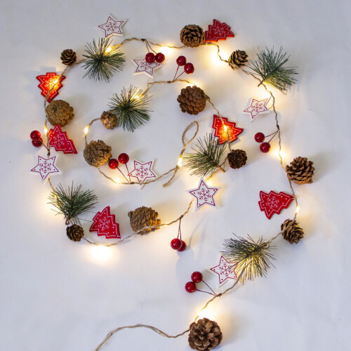 2m LED Copper Wire Christmas Light String