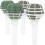 4-Piece Wedding Bouquet Holder Set – Plastic, Green & 1