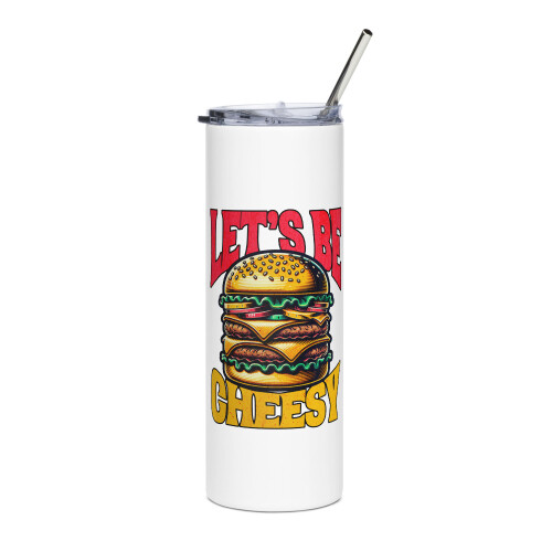 Rostfritt stålglas med metallsugrör 20oz