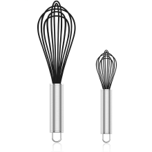 Silikon-Schneebesen-Set – Kratzfester Edelstahl, 3-teilig