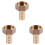 Brass Hose Barb Coupler12mm x1/2BSP Female3Pack 1