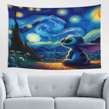 Stitch Wall Tapestry Decor 60 x 40 in