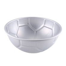 Football-Shaped Cake Mold, Aluminium, 8 Inch