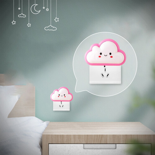 Staron Plug-In LED Night Light – Pink, Eye-Protection