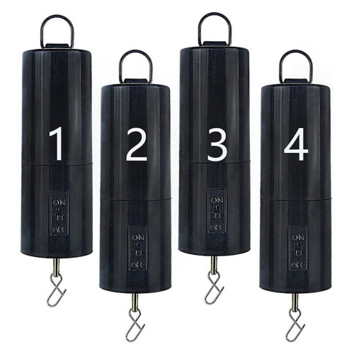 4-Pack Battery-Powered Rotating Hanging Motors