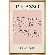 Picasso Canvas Wall Art 'Et La Paix' 16x24 in