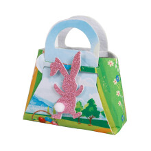 Felt Easter Gift Bag with Bunny & Chick Design