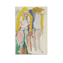 Willem de Kooning művészeti nyomat vászonposzter16x24 hüvelyk
