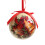 Christmas Ornament Ball 8 cm Red Plastic Decor 1