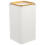 White Tinplate Tea Canister with Lid – 1 Pack 1