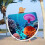 Round Microfiber Beach Towel 60 Inches 1