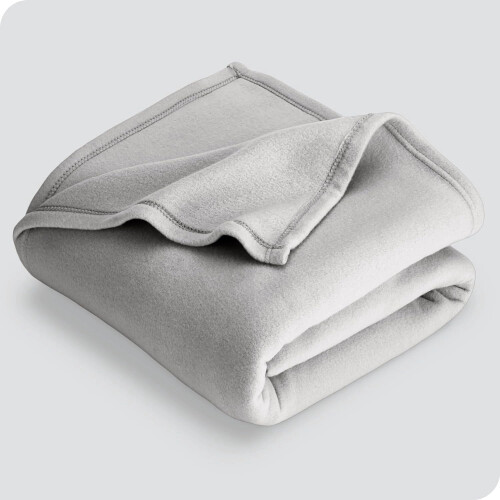AAZZ Polar Fleece Blanket King Size Grey