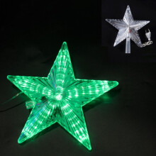 Acrylic LED Star Tree Topper 22cm 31 Lights