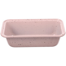Pink Carbon Steel Bread Pan 15.5 x 8.7 x 4.2 cm