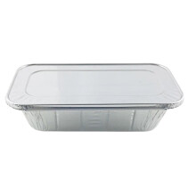 VeZee Diepe Rechthoekige Aluminium Braadschaal 10-pack