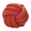 Knotted Plush Pillow Ball - Red, 1pc 1
