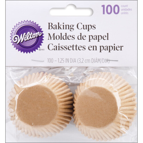 Wilton ublekede mini bakeformer – 100-pakning