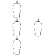 Support de lampe, abat-jour, 4 pièces, 18 cm (7 pouces), bronze