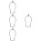 Support de lampe en métal bronze – Lot de 4, 8 cm 1