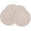 Pyöreät puuvilla-PP-pöytäliinat 15" (4 kpl) 1