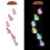Solar Wind Chime Light with 7-Color LED, 21in 1