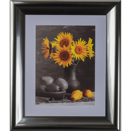 3" Polystyrene Picture Frame 12x12 in Luminous Silver