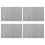 St. Patrick's Day Plaid Placemats, Insulated, 4 Pack 1