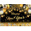 Black and Gold New Year Backdrop Vinyl 7x5 ft 1