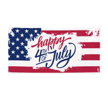 4th of July Party Banner Polyester Oxford Cloth