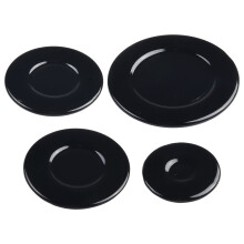4-delers gassbrennerhetter for komfyrtopp – 55 mm, 75 mm, 100 mm