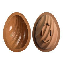 Silicone Easter Chocolate Mould Set – 3D Crumbly Egg