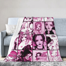 Nana Anime Plaid Deken Zacht Pluche 40x30 tot 80x60 inch
