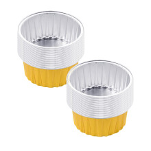 20 stuks ronde aluminiumfolie bakjes voor de airfryer