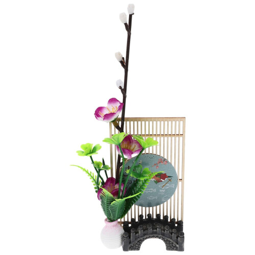Decoração artificial de mini flor japonesa para sashimi (1 peça)