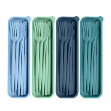 Reusable Lunch Utensil Set with Case – 4-Piece, Fork