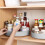 Rotating Kitchen Turntable Plastic 10-inch 4