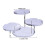 Acrylic Display Riser Round 3-Tier 2