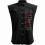 (L, Black) THE BATMAN - PROFILE LOGO - Sleeveless Stone Washed Worker Black 1