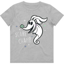 (X-Large (11/12 Yrs), Grey) Nightmare Before Christmas Kids Scare Champ T Shirt