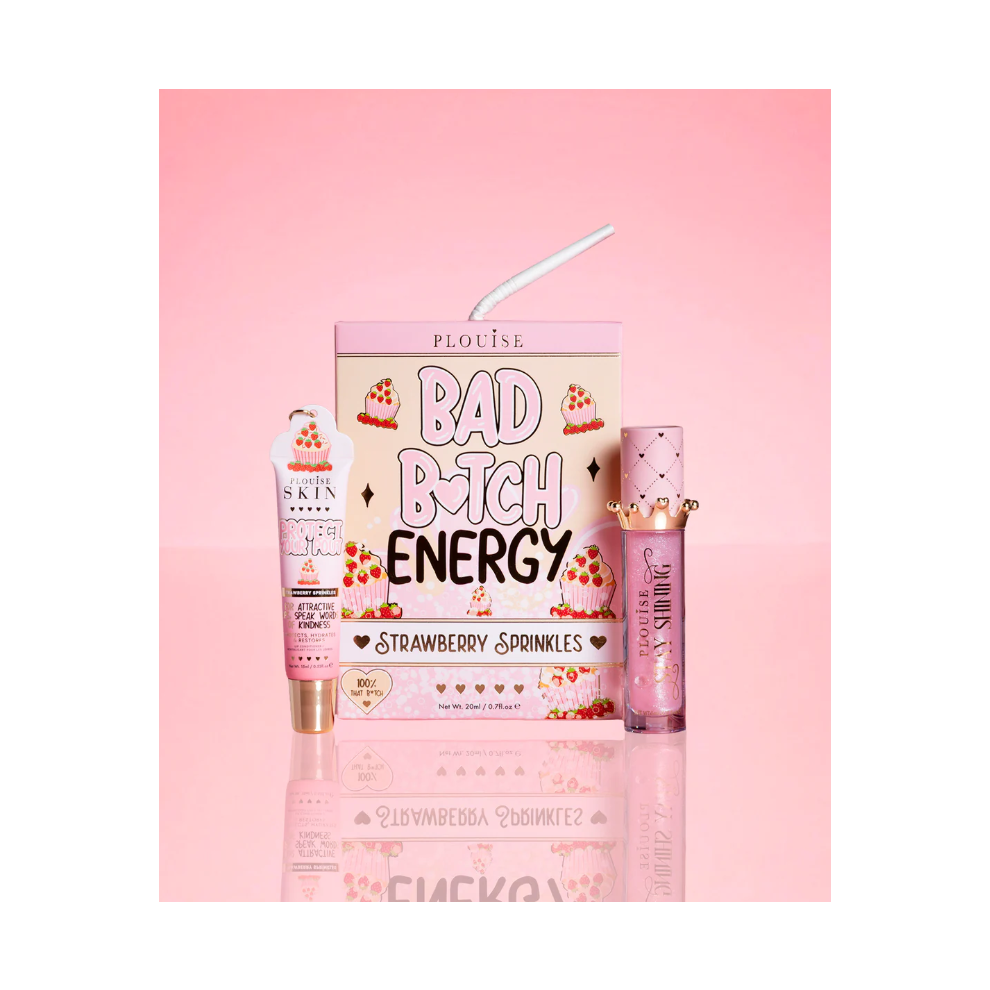 P Louise Bad Bitch Energy Lip Duo - Strawberry Sprinkles *New Release*