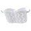 Panier de rangement à ventouses de cuisine blanc 1