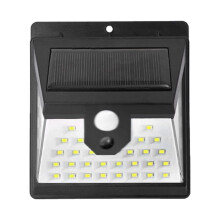 Solar-LED-Außenleuchte, IP65 wasserdicht, 4,84 x 4,33 Zoll